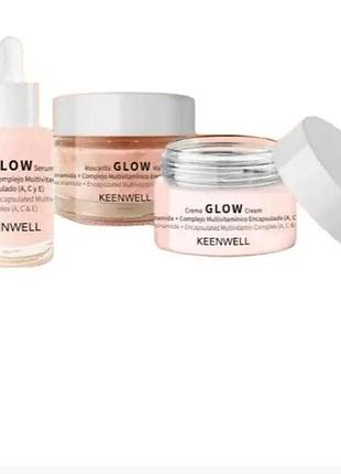 Набор для обличчя keenwell ritual glow восстановление та сияния кожи