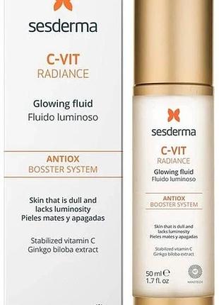 Ревитализующий крем-гель sesderma c-vit revitalizing gel cream 50 мл