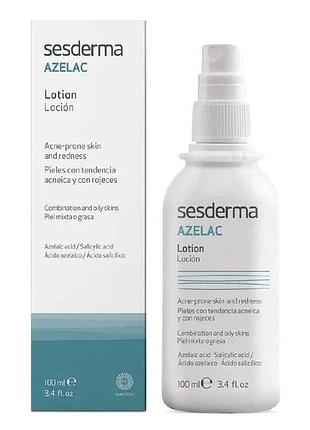 Лосьон для лица, тела и кожи головы sesderma azelac face body hair lotion, 100 мл