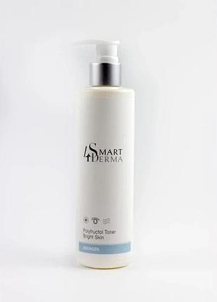 Гель-тонер увлажняющий для сияния кожи smart4derma aquagen polyfructol toner bright skin 250 мл (505)