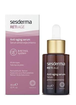 Антивікова сироватка для обличчя sesderma reti-age antiaging serum 30 мл