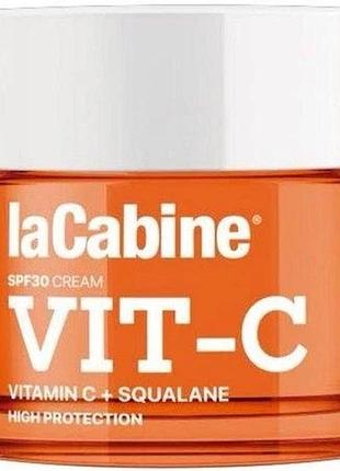 Крем для сяйва та зволоження кожи обличчя vit-c spf30 cream lacabine 50 мл