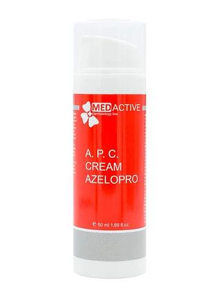 Крем ночной з азелайновою кислотою medactive а.p.c. cream azelopro azelaic & propolis 50мл