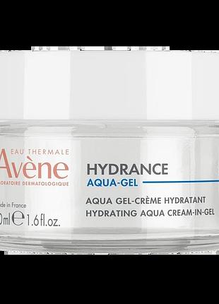 Гелевий крем увлажняющий для обличчя avene hydrance aqua-gel 50 мл