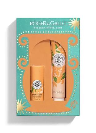 Набор подарунковий roger & gallet бальзам для губ 3,5г + крем для рук 30мл