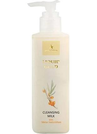 Золоте очищующее молочко liquid gold cleansing milk anna lotan 200 мл (al235)