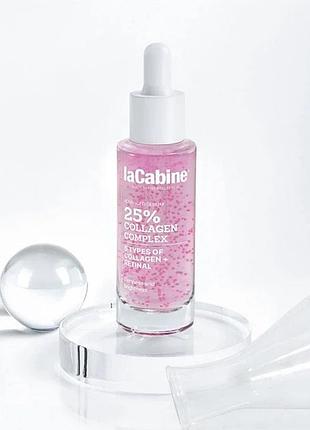 Висококонцентрована омолоджуюча сироватка для ліфтінгу advanced 25% colagen complex lacabine 30 мл (mapd-03755)
