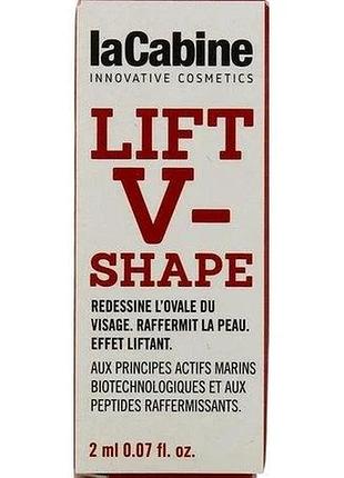 Концентрированная лифтинг-сыворотка для овала лица lacabine lift v-shape ampoules 2 мл