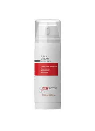 Крем-паста пілінг з фруктовими кислотами medactive p.p.a. cream peeling сream - paste & aha acids 150мл