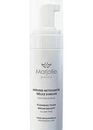 Очисний мус marjolie арганова насолода cleansing foam argan delight 150 мл