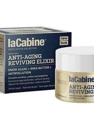 Антивозрастной видновлювальний крем-еликсир для обличчя spf30 anti aging reviving elixir spf30 lacabine 50 мл