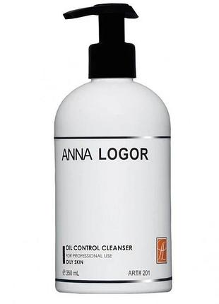 Очисний гель для жирної шкіри anna logor oil control cleanser 350 мл (al201)
