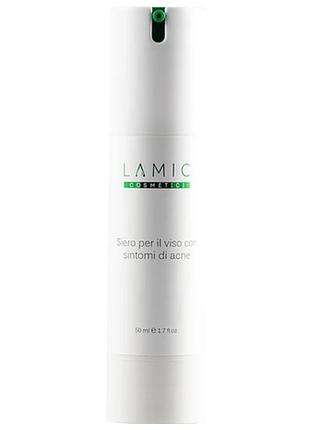 Сироватка для обличчя lamic cosmetici з проявами акне siero per il viso con sintomi di acne 50 мл