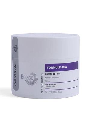 Нічний крем aha formula night cream brilace 50 мл