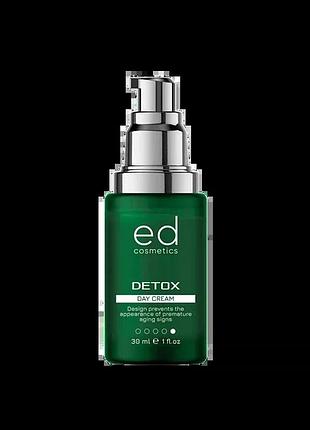 Дневной крем для обличчя детокс cream ed cosmetics 30 мл