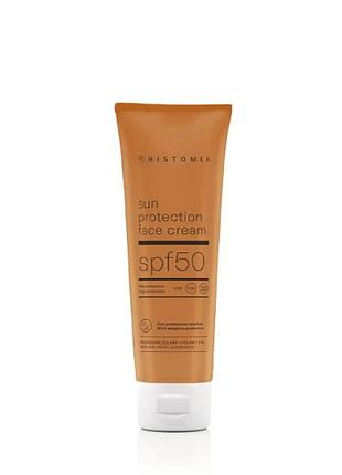 Сонцезахисний крем для обличчя histomer spf 50 з антивиковим ефектом long lasting sun protection 75 мл