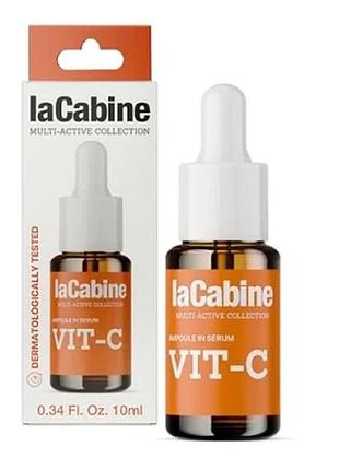 Сироватка для обличчя з вітаміном с vit-c lacabine 10 мл