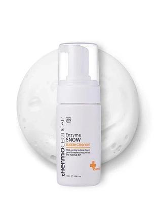 Очищующая киснева пенка mela enzyme snow bubble cleanser thermoceutical 100 мл (enzyme snow cleanser)