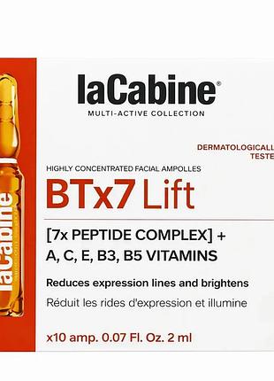 Концентрована ліфтингова сироватка btx7 lift lacabine 10х2 мл