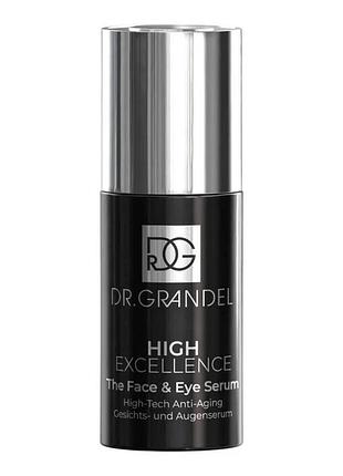 Антивікова сироватка для обличчя та очей dr.grandel face & eye serum 30 мл