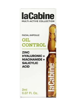 Концентрована сироватка для комбінованої та жирної шкіри oil control lacabine 2 мл