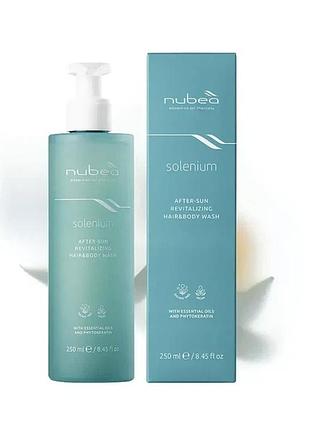 Ревитализующий фреш-гель nubea solenium для волосся та тела 250 мл