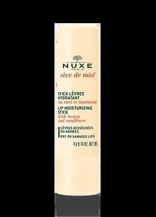 Стік для губ зволожуючий медова мрія nuxe rêve de miel stick lèvres hydratant 4 г