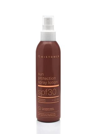 Лосьйон-спрей histomer для обличчя і тіла spf 30 long lasting sun protection 200 мл