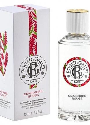 Парфумована вода червоний имбир roger&gallet eau parfumée bienfaisante gingembre rouge 100 мл