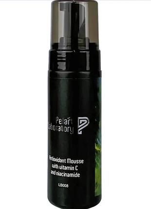 Антиоксидантний мус з вітаміном с та ніацинамідом pelart laboratory antioxidant mousse 180 мл (lb008)