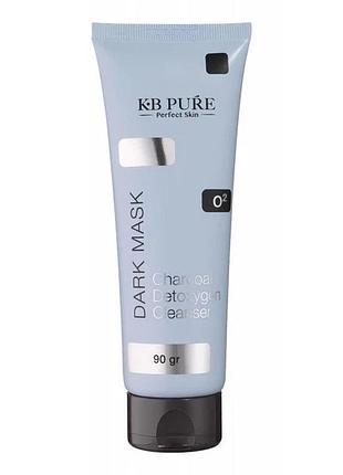 Очищувальна маска на основі водоростей і вугілля dark mask cleanser kb pure 90 мл