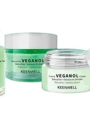 Набір для обличчя keenwell ritual veganol омолодження та пружність шкіри