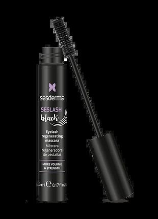 Тушь-активатор роста ресниц sesderma seslash black regenerating mascara, 5 мл