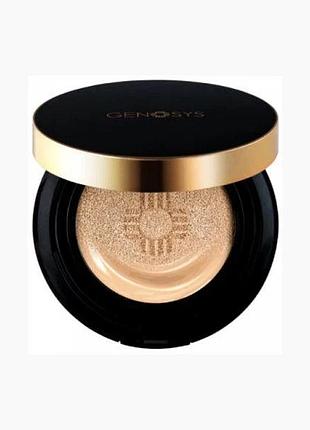 Зволожуючий bb-кушон з тонуючим ефектом із запасним блоком genosys skin caring blemish balm cushion тон 02 beige