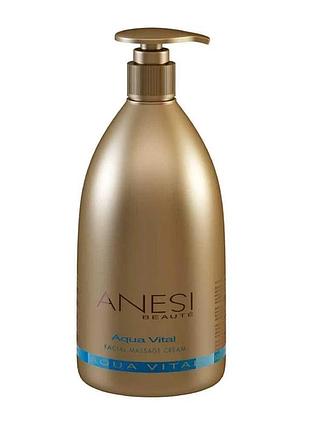 Масажний крем для всех типов кожи для обличчя facial massage cream anesi lab 500 мл (anesi 037)