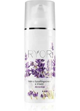 Крем з фітосфінгосином для проблемної шкіри aknestop cream for face with phytosfingosin and iris ryor 50 мл