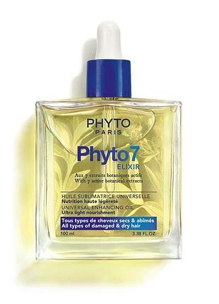 Универсальна масло phyto 7 elixir universal enhancing oil 100 мл