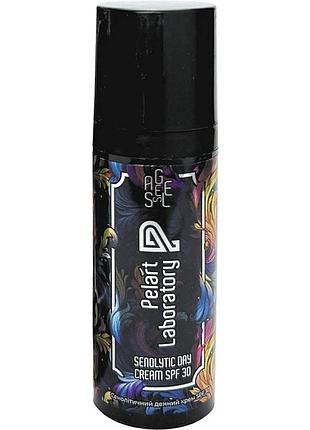 Антивіковий денний крем spf 30 для оновлення шкіри pelart laboratory senolytic day cream 50 мл