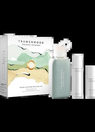 Набор для зволоження кожи + drink bottle inside & outside moisture set trawenmoor
