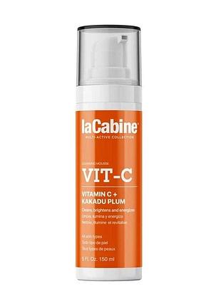 Мусс для умывания с витамином c vit-c cleansing mousse lacabine 150 мл