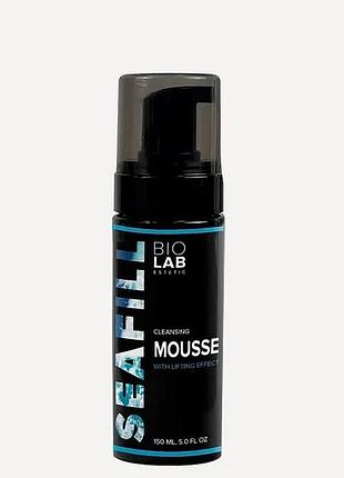Очищуючий ензимний мус з ліфтинговим ефектом cleansing mousse with lifting effect biolab estetic 150 мл