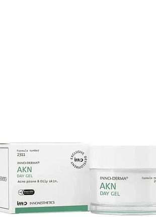 Дневной крем-гель для кожи з акне innoaesthetics akn day gel 50 мл (id020)