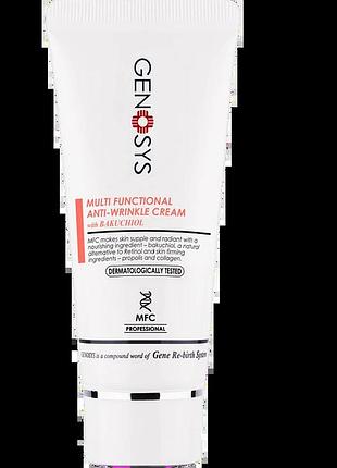 Мультифункціональний антивіковий крем genosys multi functional anti-wrinkle cream with bakuchiol 50 г