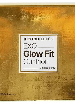 Змінний рефіл до сонцезахисного тонального кушону з екзосомами exo glow fit cushion refill -thermoceutical 13 г (cushion refill 13