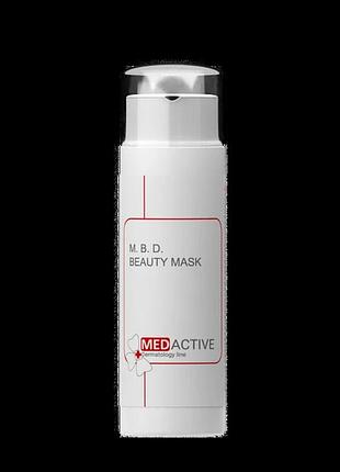 Живильна маска для сухой та нормальной кожи medactive m.b.d. beauty mask dry & normal skin, 50мл