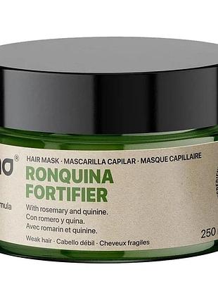 Маска ecoderma для укріплення та стимуляції росту волосся з розмарином та хіною ronquina fortifier 250 мл