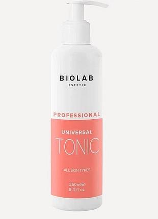Зволожуючий тонік biolab estetic для всіх типів шкіри universal tonic 500 мл