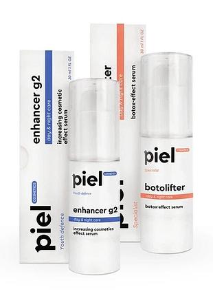 Комплекс piel cosmetics для корекції мімічних зморшок сироватка 30мл 2 шт