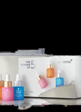 Набор сывороток sesderma the power of 5 для безупречной кожи, 3 средства