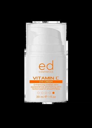 Крем для периорбитальной зони з витамином с eye cream ed cosmetics 30 мл